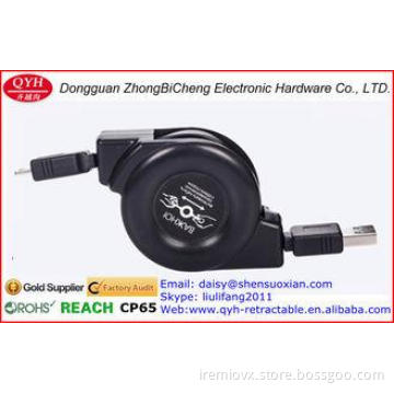 2014 Newest Usb 3.0 Two Way Small Retractable Charging Cabl